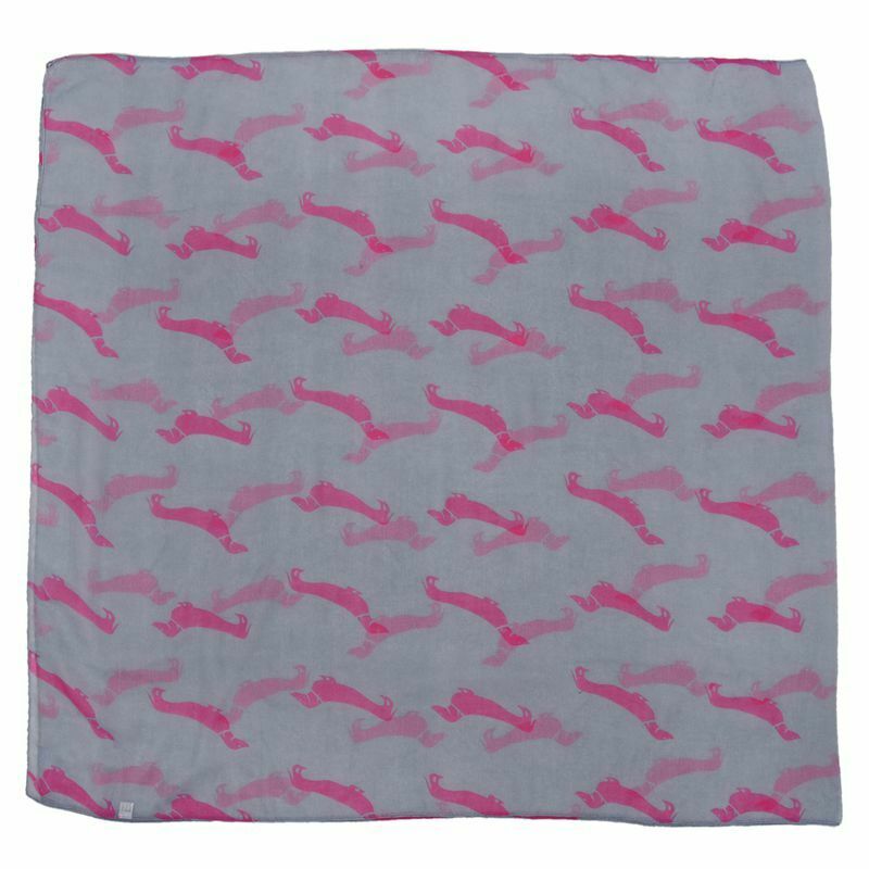 Sausage Dachshund Dog Animal Ladies Scarf Shawl Soft Feel 180 x 90cm White L8O8
