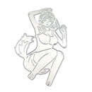Metal Cutting Dies Stencil for DIY Scrapbooking Photo Album Struggling Girl