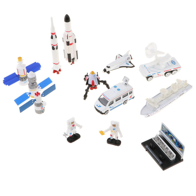 Alloy Models Space Shuttle Rocket Aircraft Spacecraft Kit 1:64 Kids Toys A