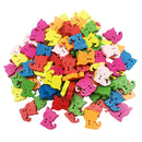 100Pcs Cute Wooden 2-Holes Sewing Buttons Cartoon Cat Crafts Scrapbooking