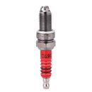 3pcs D8TC 3 Electrode Spark Plug, Racing Spark Plug with 3 Electrode for CG W9K9