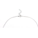 Ocean Heart Pendant Necklace Women Crystal Rhinestone Jewelry Accessories Gift3C