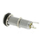 Guitar Bass Pickup Threaded Cylinder 6.35mm Jack Output Socket Chrome