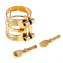 New Carved Metal Ligature Alto Sax Clarinet Mouthpiece Ligature Clip For Al