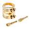 New Carved Metal Ligature Alto Sax Clarinet Mouthpiece Ligature Clip For Al
