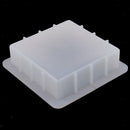 Large Cavity 1100ML Square Cube Silicone Soap Mold Easy Removal Handmade Loaf