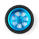 Front & Rear Alum Wheel Rubber Tire Tyre Set for WLtoys A949 A959 A969 A979