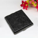 Stainless Steel Cigarette Case Cigar Tobacco Pocket Box Leather Pouch Hol Dswy