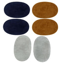 3 Pairs Fabric Elbow Patches for T-Shirts, Decorative Chothes Repair Craft