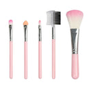 5 Pcs Makeup Brushes Premium Synthetic Foundation Powder Concealers Eye Shadows