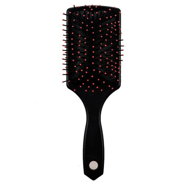 Professional Black Paddle Cushion Hair Massage Brush Hairbrush Comb J9G4