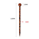 6 Pieces Retro Style Printed Wooden Hairpin Needle Headdress Jewelry Accessories