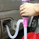 Portable Car Manual Hand Siphon Pump Hose Gas Oil Transfer Pump Plastic ON