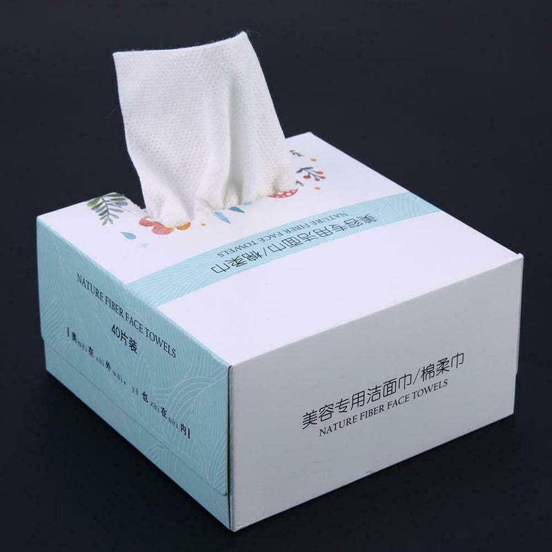 40pcs Non-woven Towel Disposable Makeup Cotton Facial Towel A