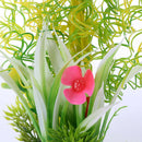 Artificial Curved Grass Fish Tank Water Plants Viewing for Aquarium Decor