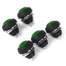 5Pcs Green Momentary Push Button Horn Switch OFF (ON) for Dashboard Boat Car