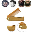 Wood Folding Comb Set Mini Pocket Comb Beard Care Styling Tool for Men's Wo O1N8