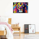 Painting By Numbers DIY Color Lion Hand Painted Canvas Oil Picture Decor A