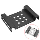 5.25"to 2.5"/3.5" Hard Disk Drive Holder HDD SSD Mounting Bracket Kit Aluminum