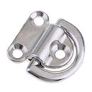 316 Stainless Steel Folding Pad Eye, 1.8" wide 5/16" ring for Boat