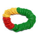 68pcs 3.2cm plastic bingo chips for classroom and bingo games mixed color Pg