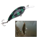 Fishing Bait 10cm14g Artificial Lure Rock Tongue Hook Crankbait Spinner Hard New