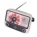 Retro Mini Bluetooth Speaker Mobile Phone Movies TV Holder Music Player Por