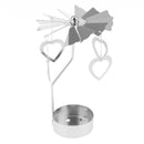 4xRotary Metal Candle Holder -Heart/Rose/Butterfly/Star