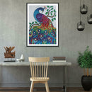 5D DIY Special Shaped Diamond Painting Peafowl Cross Stitch Kit Home Decor