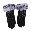 Gloves, Women winter outdoor sports gloves touch screen warm gloves (black)