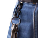 1pc Bottle Opener Keychain Ring D Shape Buckle Clip Outdoor Camping CarabinerS3C