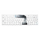 US Layout Replacement Laptop Keyboard Glossy Black Frame for ASUS K55V K55VD