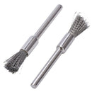 10 pc Stainless Steel 1/4 inch (6mm) Pen Wire Brush