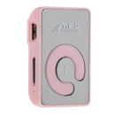 New Mini Fashion USB2.0 Hifi MP3 Support  TF Card 44X29X15mm Pink