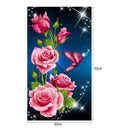 5D DIY Diamond Painting 3 Flower Embroidery Cross Crafts Stitch Home Decor