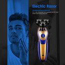 3 in 1 Men Washable Rechargeable Electric Razor Beard Hair Shaving Machine