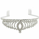 Fashion Royal Bridal Princess Tiara Crown Hair Comb Hair Jewelry For Women  Y4X4