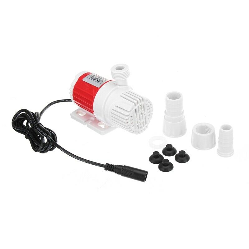 1X(20W 12V Dc 1100L/H Submersible Water Pump Marine Controllable Adjustable