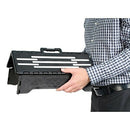 Portable Help Step Folding Riser Step Stool - Black