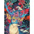 Painting By Numbers Kit DIY Canvas Oil Art Picture (Colorful Sika Deer)