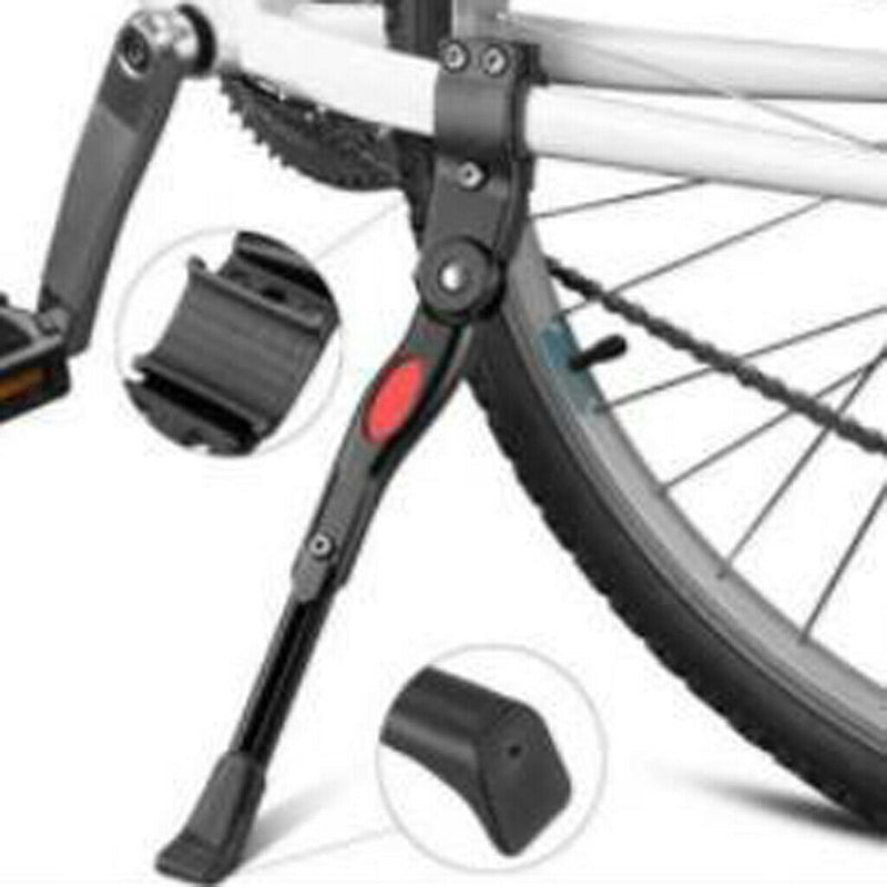 2x Bicycle Kickstands Single-Side Bike Stand Rack for 22-27'' Wheel Dia.