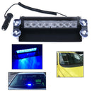 8 LED Blue Emergency Police Car Truck Dashboard Warning Flash Strobe L 3C