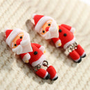 Christmas Santa Claus Earrings Handmade Polymer Clay Ear Stud Earrings JewelryJR