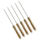 Set of 5 Metal Wire Brush, Jewelry Cleaning, Pipe Cleaning Brushes, Tube