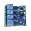12V 4CH Remote Control Switch Bluetooth Relay Module for Android Mobile Mot Q8L9