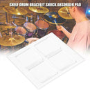 Silicone Drum Muffler Mute Percussion Instrument Accessories (Transparent) A