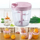 Manual Fruit Vegetable Chopper Hand Pull Food Cutter Grinder Kitchen Gadget