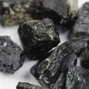 50g Natural Black Tourmaline Crystal Mineral Specimen Rough Rock Healing Stone