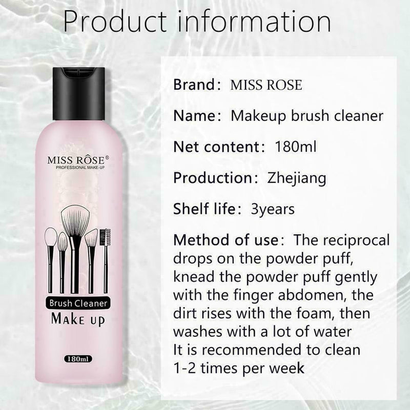 Beauty Foundation Cosmetic Puff Cleaning Makeup Brush Cleaner Hot Liquid L8L0