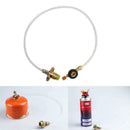 Outdoor Camping Propane Refill Adapter Flat Gas Cylinder Tank Coupler A DDG